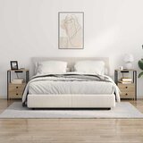  Noćni ormar s ladicama 2 pcs Sonoma hrast 40 x 31 x 60 cm | Eponuda.ba