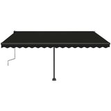  Samostojeća tenda na ručno uvlačenje 400 x 350 cm antracit | shoptok.hr