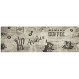  Kuhinjski tepih perivi s natpisom 60 x 180 cm baršunasti sivi | shoptok.hr