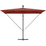  Samostojeći banana suncobran Terakota 294 x 200 x 254 cm | shoptok.hr