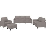  4-dijelni set sofa s jastucima smeđesivi od tkanine | shoptok.hr