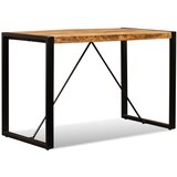  Blagovaonski Stol Masivno Grubo Obrađeno Drvo Manga 120 cm | shoptok.hr