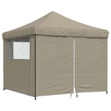 Šator za svadbe - šator za zabave Sivo-smeđa 292 x 292 x 315 cm Oxford tkanina | shoptok.hr
