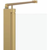  Ograda za tuš Zlatno 120 x 68 x 130 cm ESG staklo i aluminij | shoptok.hr