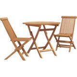vidaXL set od 3 dijela za vrtni bistro od čvrstog drva akacije | shoptok.hr