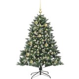 vidaXL Umestno božično drevo med 150 LED Zelena 85 x 85 x 120 cm | Shoptok.si