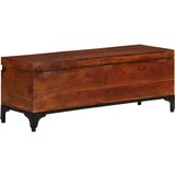 vidaXL Skrinja za shranjevanje 110x35x41 cm trden akacijev les | Shoptok.si