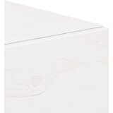 vidaXL Stenska nočna omarica Bela 42 x 32.5 x 40 cm Masivno borovo les | Shoptok.si