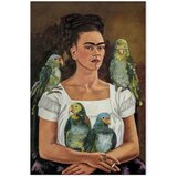  Slika - Frida Kahlo – Me and My Parrots 80x120 Akustična | shoptok.hr