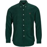 Polo Ralph Lauren CHEMISE COUPE DROITE EN VELOURS COTELE Zelena | shoptok.hr