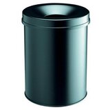 Durable Koš za smeti kovinski (3305), črn, (20377346) | Shoptok.si