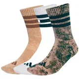 Nogavice Chaussettes Mid-Calf Comfort 3 Stripes en tissu doux Večbarvna