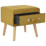  Noćni ormarići 2 kom boja senfa 40 x 35 x 40 cm baršunasti | shoptok.hr