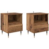  Noćni ormar 2 pcs Staro drvo 40 x 35 x 50 cm Konstruirano drvo | shoptok.hr