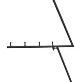  Metalno ukrasno božićno drvce crno 90 cm | shoptok.hr
