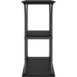  Konzolna stolica s policom Crni hrast 101 x 35 x 80,5 cm | shoptok.hr