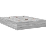  Postelja z dodatnim prostorom za shranjevanje Siva Sonoma 140x200 cm, (22084002) | Shoptok.si