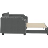  Dnevni krevet na razvlačenje bez madraca tamnosivi 90 x 200 cm | shoptok.hr