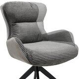 MID.YOU NASLANJAČ, kovina, tekstil siva | Shoptok.si