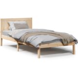  Krevet od borovine Prirodni Masivno drvo 80 x 200 cm Izdržljiv | shoptok.hr