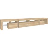 TV ormarić s LED svjetlima boja hrasta sonome 260x36,5x40 cm | Eponuda.com