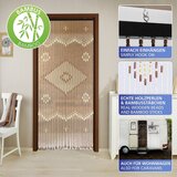 Maximex Bambusova zavesa za vrata v naravni barvi 90x200 cm Rhombus – | Shoptok.si