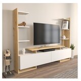 Hanah home ava - oak, white whiteoak tv stand | Eponuda.com