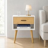 MID.YOU MIZICA, bela, medeni hrast | Shoptok.si