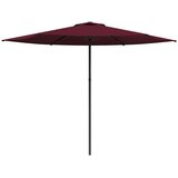 vidaXL Vrtni suncobran 300 x 300 cm Poliester Pravokutni - Bordo crvena 3 x 3 m bez baze Cijene