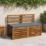  Jastučić za klupu SOEST 100% poliester Plava 110 x 50 x 5 cm Slike