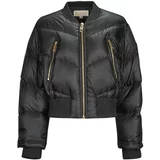 Michael Kors CHEVRON QUILTED BOMBER Crna