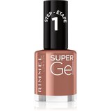 Rimmel London Super Gel gel lak za nohte brez uporabe UV/LED lučke odtenek 094 Meet Me By The Bay 12 ml Cene