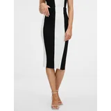 Orsay Black and white women's striped skirt - Women's