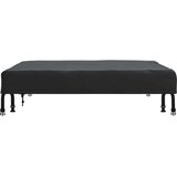  Pokrov za stol 112 x 112 x 15 cm Četvrtasti Vodootporan Crna | shoptok.hr