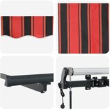  Povlačivi tende narančasta i smeđa 500 × 300 cm | shoptok.hr
