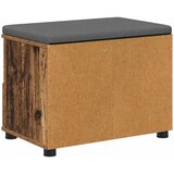  Klupa za hodnik s jastukom s policom Staro drvo 60 x 38 x 46 cm | Eponuda.ba