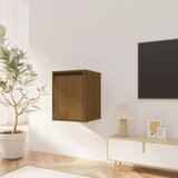 Maison Chic Stenska omarica - Zidna omarica medeno rjava 30x30x40 cm trdna borovina iu22, (22062367) | Shoptok.si