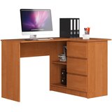 AKORD B16 Kotna Pisalna Miza, Desna Izvedba, Jelša, (5000333011) | Shoptok.si