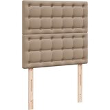 vidaXL Okvir kreveta s madracem cappuccina 100x200cm umjetna koža | shoptok.hr