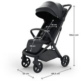 Kinderkraft sportska kolica Nubi 3, Midnight Black | Eponuda.com