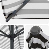  Vrtni Parasol s Podnožjem 270 x 270 cm Poliester Pravokutni | Shoptok.si