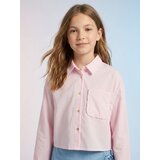 Sinsay Pamučna košulja na pruge s ukrasnim džepom | shoptok.hr