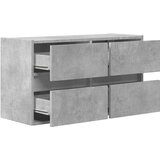  Zidni TV ormarić s LED svjetlima boja betona 80 x 31 x 45 cm | shoptok.hr