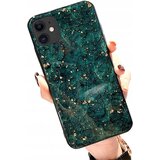 NIKCORP Ovitek za iPhone 12 in 12 Pro silikonski TPU ovitek s 3D vzorcem, zaščita za kamero in zaslon, motiv zeleni marmor, (5000139139) | Shoptok.si