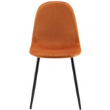 Bessagi Home stol lio, opečnato rjava, žamet | Shoptok.si