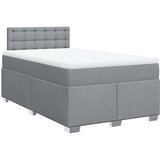  Krevet s oprugama i madracem svjetlosivi 120x190 cm od tkanine | shoptok.hr
