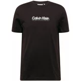Calvin Klein Majica menta / crna / bijela
