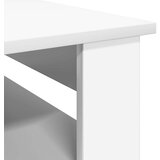  Stolić za kavu s pohranom Bijelo 96 x 54 x 44 cm Konstruirano drvo | shoptok.hr