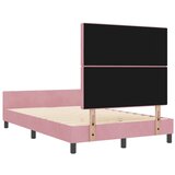 Krevet s opruga kutije Ružičasta 120 x 200 cm Baršun | Eponuda.ba