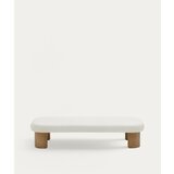 Kave Home Vrtni stolić za kavu s betonskom pločom stola 70x140 cm Labra – | shoptok.hr
